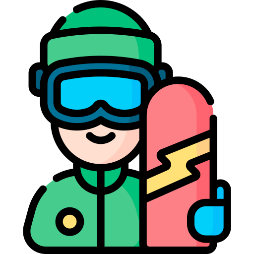 snowboarder Special Lineal color icon