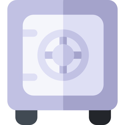 Safe box Basic Rounded Flat icon