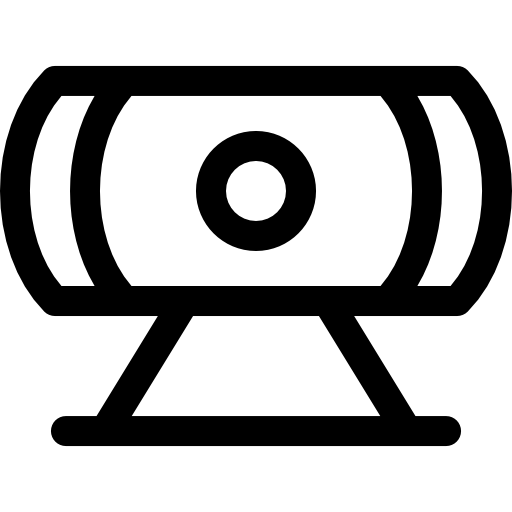 camara de video Basic Rounded Lineal icono