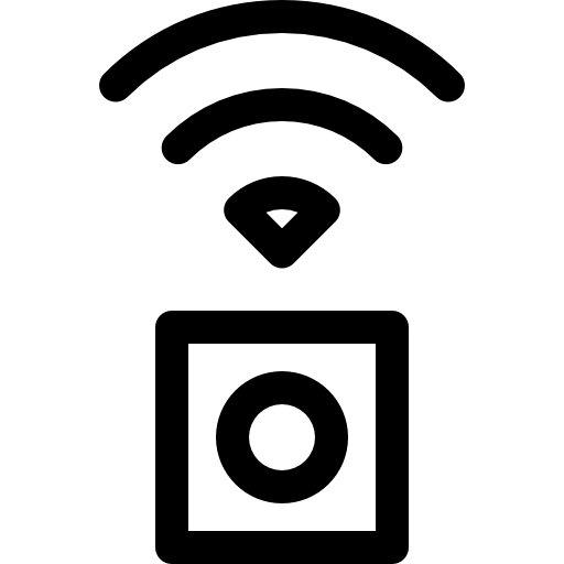 conexión inalámbrica a internet Basic Rounded Lineal icono