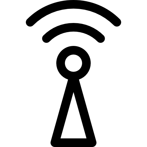 wi-fi Basic Rounded Lineal Ícone