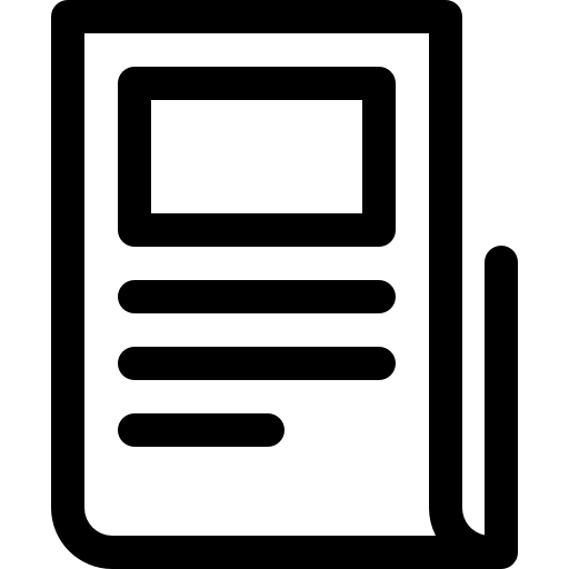 líneas de texto Basic Rounded Lineal icono