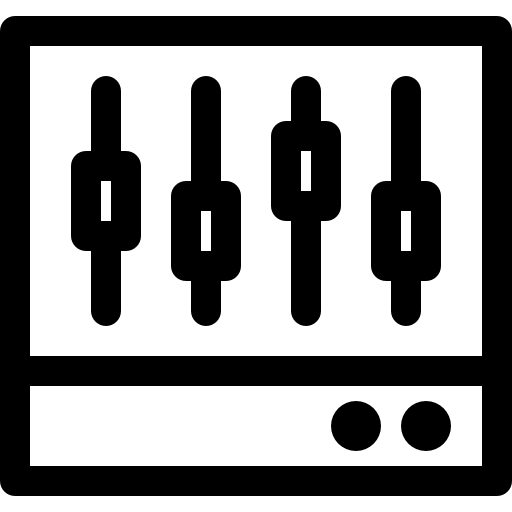 les niveaux Basic Rounded Lineal Icône