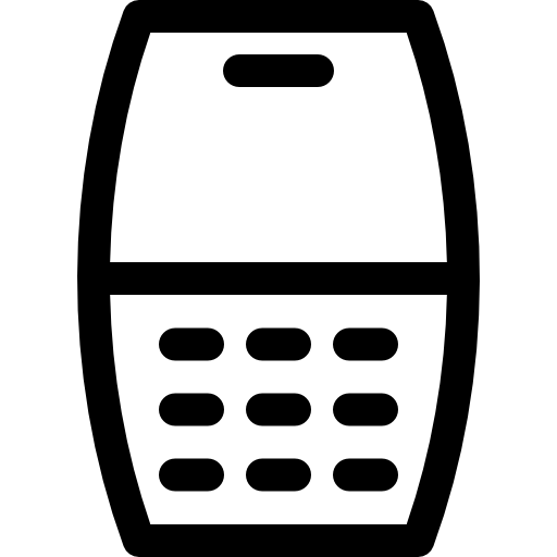 komórka Basic Rounded Lineal ikona