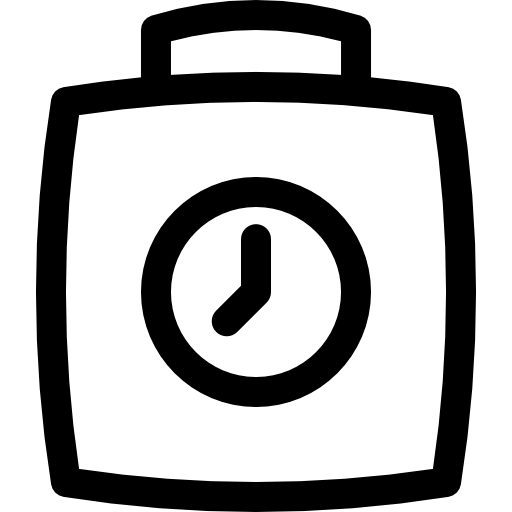 orologio Basic Rounded Lineal icona