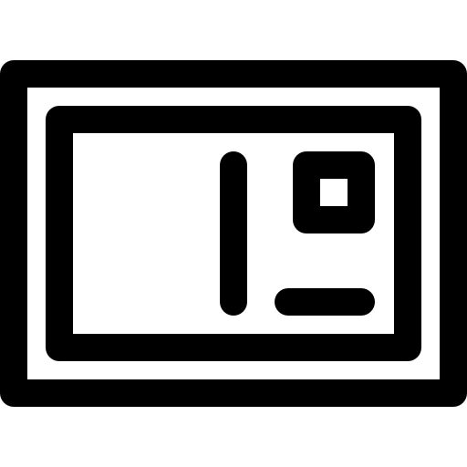 cartolina Basic Rounded Lineal icona