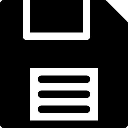 디스켓 Basic Rounded Filled icon