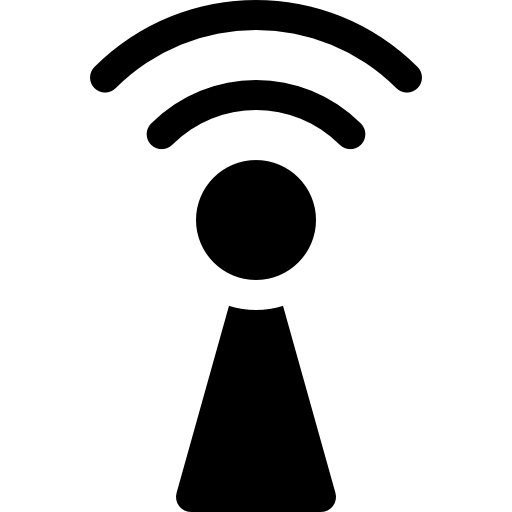 wifi Basic Rounded Filled icono