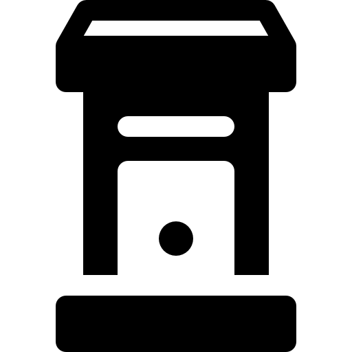 レターボックス Basic Rounded Filled icon