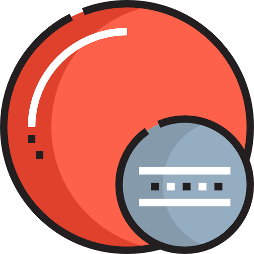 Medicine ball Detailed Straight Lineal color icon