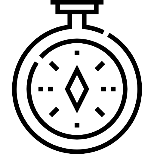 方位磁針 Detailed Straight Lineal icon