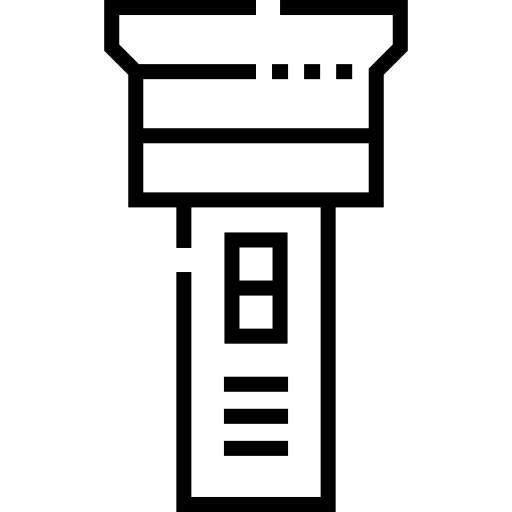 linterna Detailed Straight Lineal icono