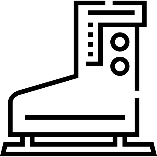 아이스 스케이트 Detailed Straight Lineal icon