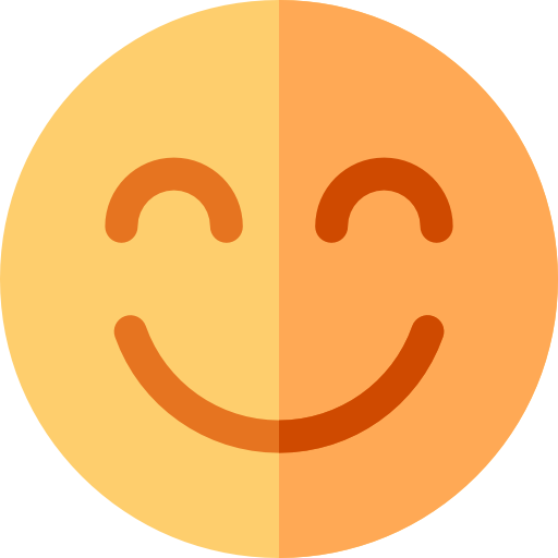 Happiness Basic Rounded Flat icon