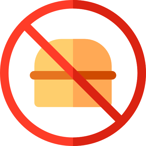 No food Basic Rounded Flat icon
