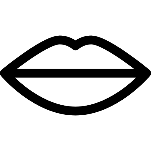 bocca Basic Rounded Lineal icona