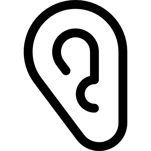 聴覚 Basic Rounded Lineal icon