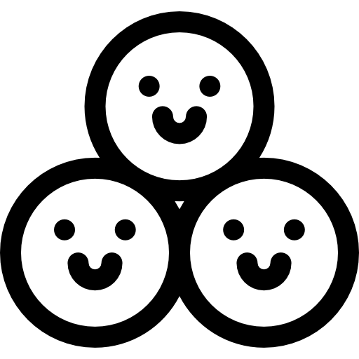 copains Basic Rounded Lineal Icône