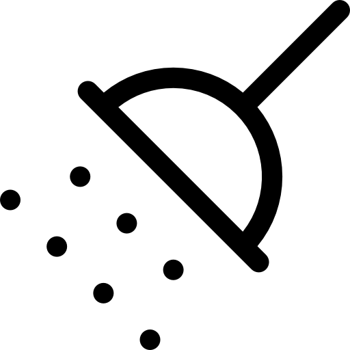 샤워 Basic Rounded Lineal icon