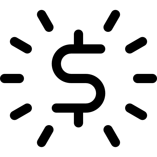 patrocinador Basic Rounded Filled icono