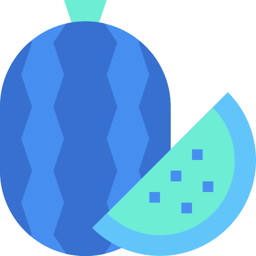 pastèque Generic Blue Icône