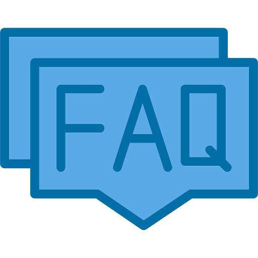 FAQ Generic Blue icon
