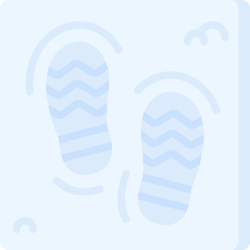 voetafdruk Special Flat icoon