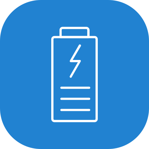 batterij opladen Generic Flat icoon