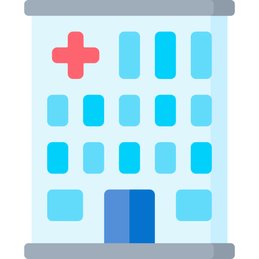ziekenhuis Special Flat icoon