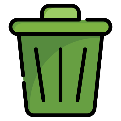Trash Bin Generic Outline Color icon