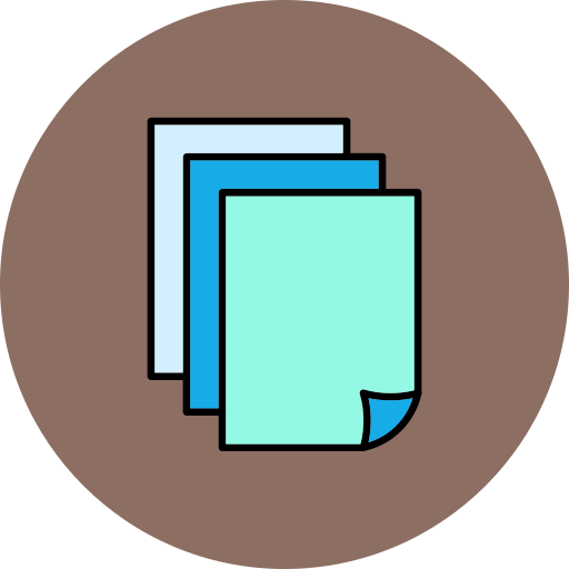 papel Generic Outline Color icono