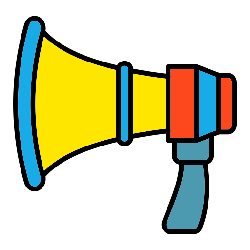 Loudspeaker Generic Outline Color icon