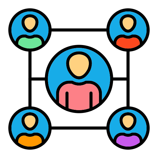 組織 Generic Outline Color icon