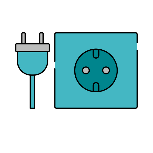 electricidad Generic Thin Outline Color icono