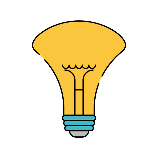 Lamp Generic Thin Outline Color icon