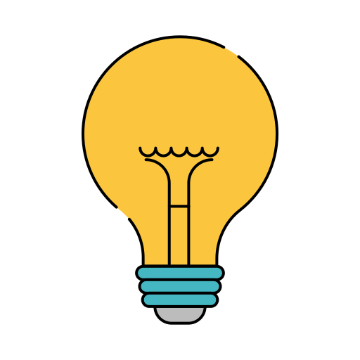 lampe Generic Thin Outline Color icon