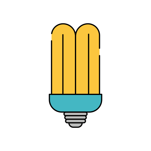 Lamp Generic Thin Outline Color icon
