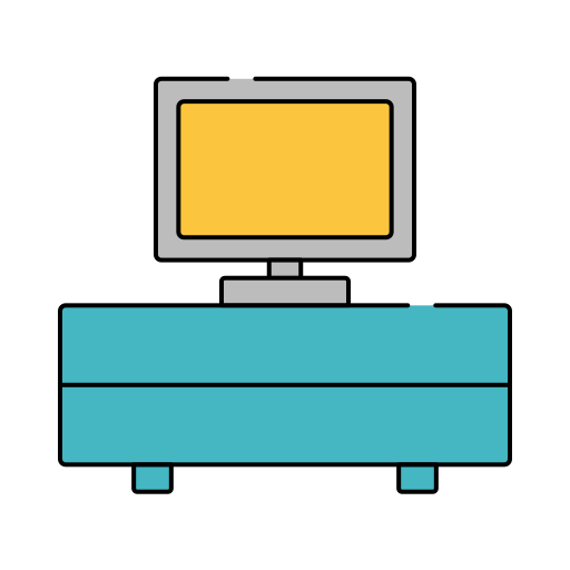 fernseher Generic Thin Outline Color icon
