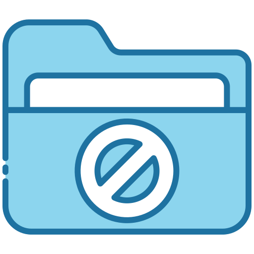 prohibido Generic Blue icono