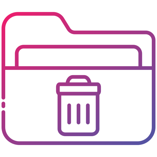 Trash Generic Gradient icon