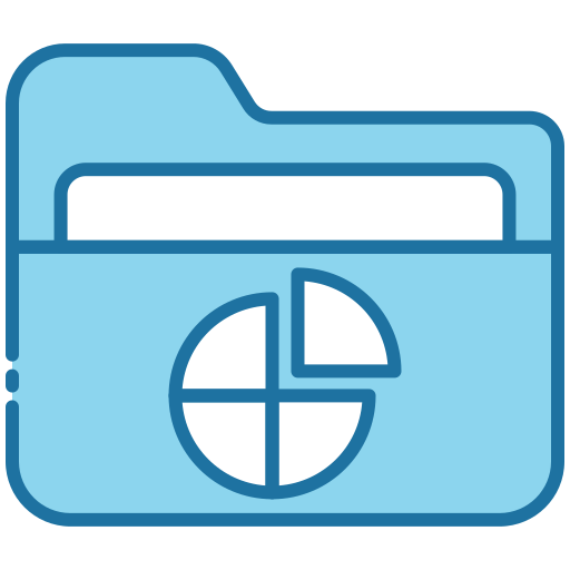 통계 Generic Blue icon
