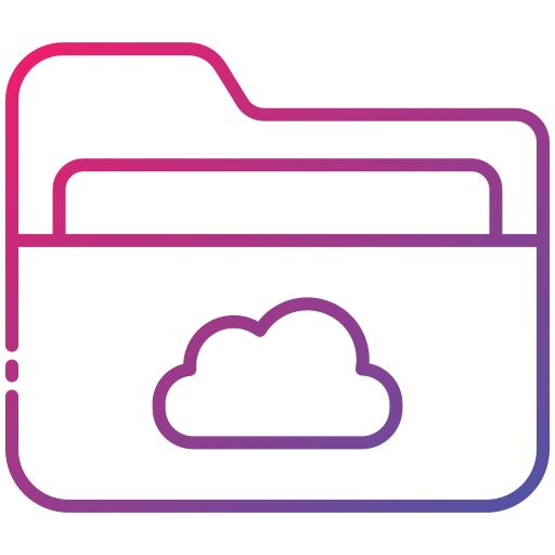 cloud-ordner Generic Gradient icon