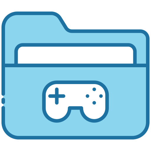 게임 폴더 Generic Blue icon
