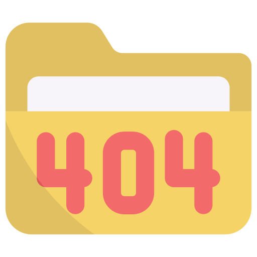 404 Generic Flat icoon