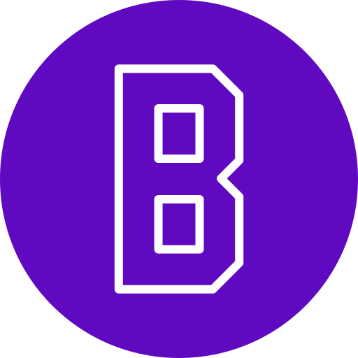 litera b Generic Outline Color ikona