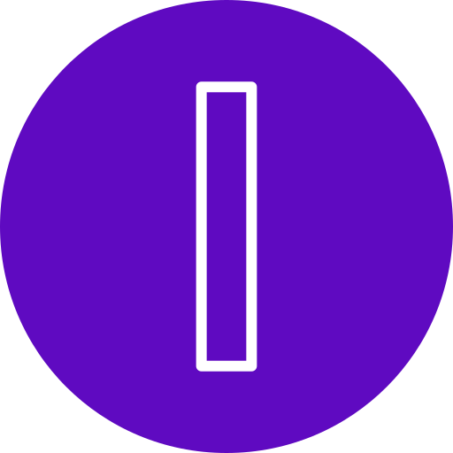 Letter i Generic Outline Color icon