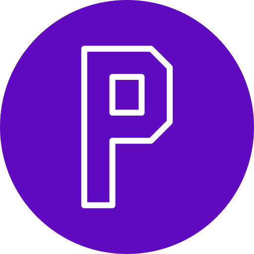 Letter P Generic Outline Color icon