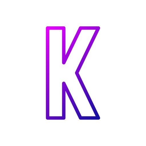 편지 k Generic Gradient icon