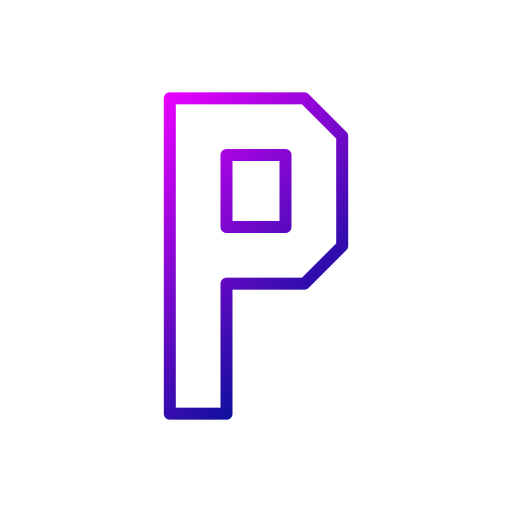 Буква p Generic Gradient иконка