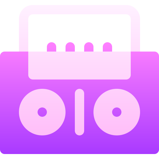 boombox Basic Gradient Gradient ikona